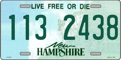 NH license plate 1132438