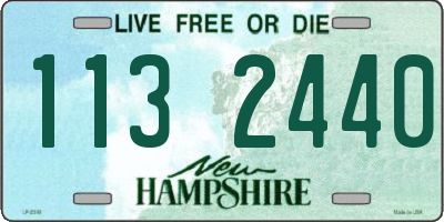 NH license plate 1132440