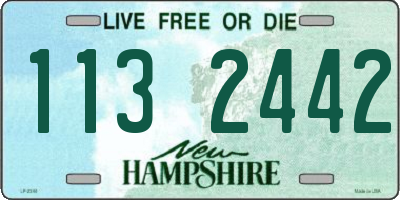 NH license plate 1132442