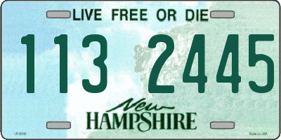 NH license plate 1132445