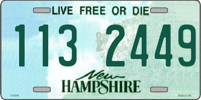 NH license plate 1132449