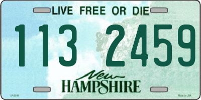 NH license plate 1132459