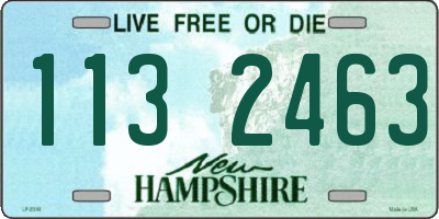 NH license plate 1132463