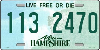 NH license plate 1132470