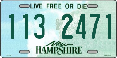 NH license plate 1132471