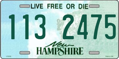 NH license plate 1132475