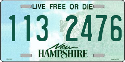 NH license plate 1132476