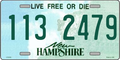 NH license plate 1132479