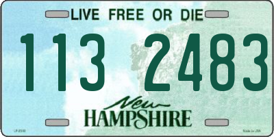 NH license plate 1132483