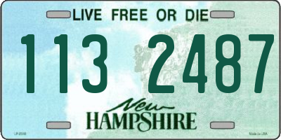 NH license plate 1132487