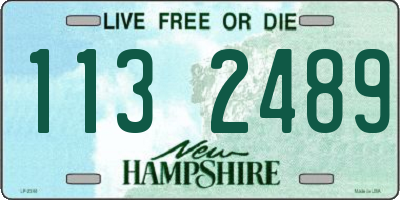 NH license plate 1132489