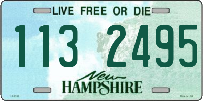 NH license plate 1132495