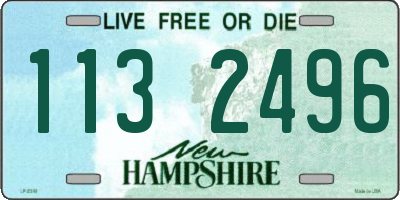 NH license plate 1132496