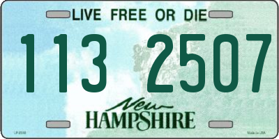 NH license plate 1132507