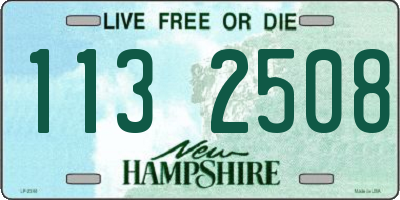 NH license plate 1132508