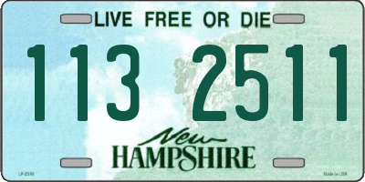 NH license plate 1132511