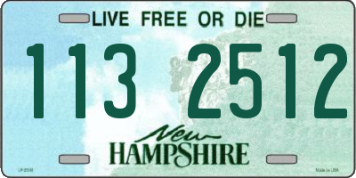 NH license plate 1132512