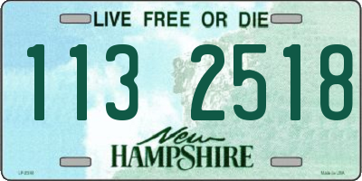 NH license plate 1132518