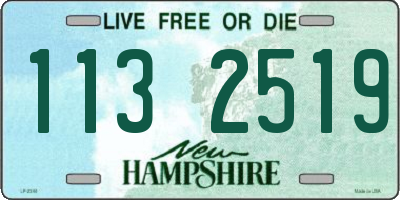 NH license plate 1132519