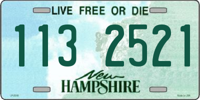 NH license plate 1132521