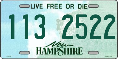 NH license plate 1132522