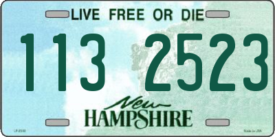 NH license plate 1132523