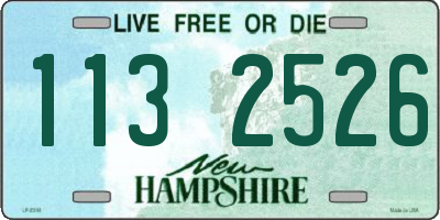 NH license plate 1132526