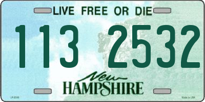 NH license plate 1132532