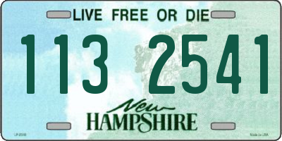 NH license plate 1132541