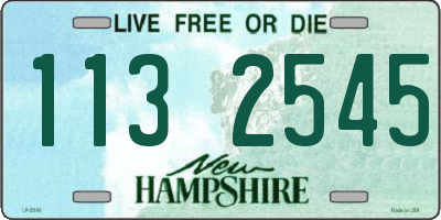 NH license plate 1132545