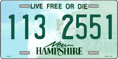 NH license plate 1132551