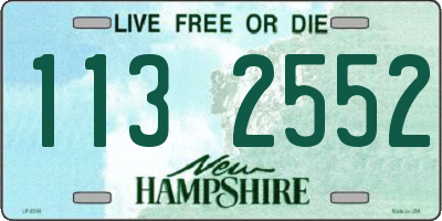 NH license plate 1132552