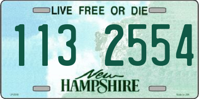 NH license plate 1132554