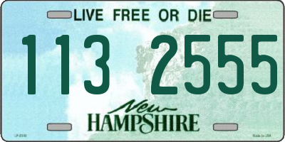 NH license plate 1132555