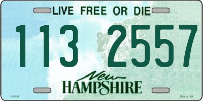 NH license plate 1132557