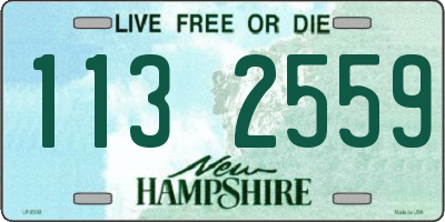 NH license plate 1132559