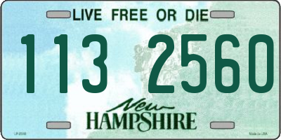 NH license plate 1132560