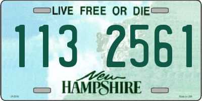 NH license plate 1132561