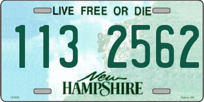 NH license plate 1132562