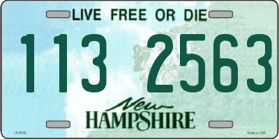 NH license plate 1132563