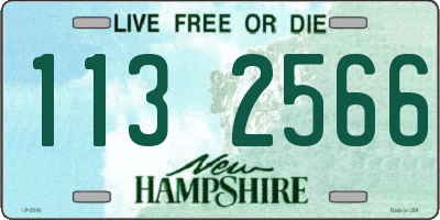 NH license plate 1132566