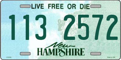 NH license plate 1132572