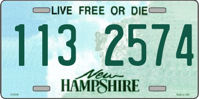 NH license plate 1132574