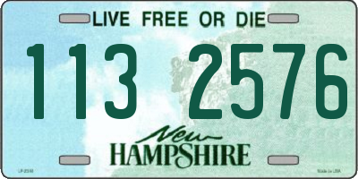 NH license plate 1132576