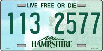 NH license plate 1132577