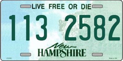 NH license plate 1132582