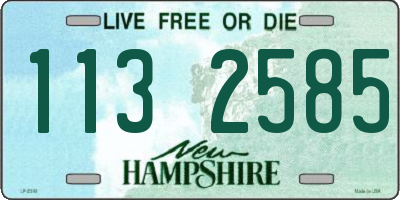 NH license plate 1132585