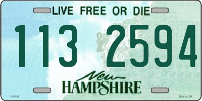 NH license plate 1132594