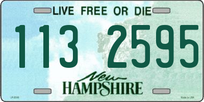 NH license plate 1132595