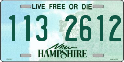 NH license plate 1132612